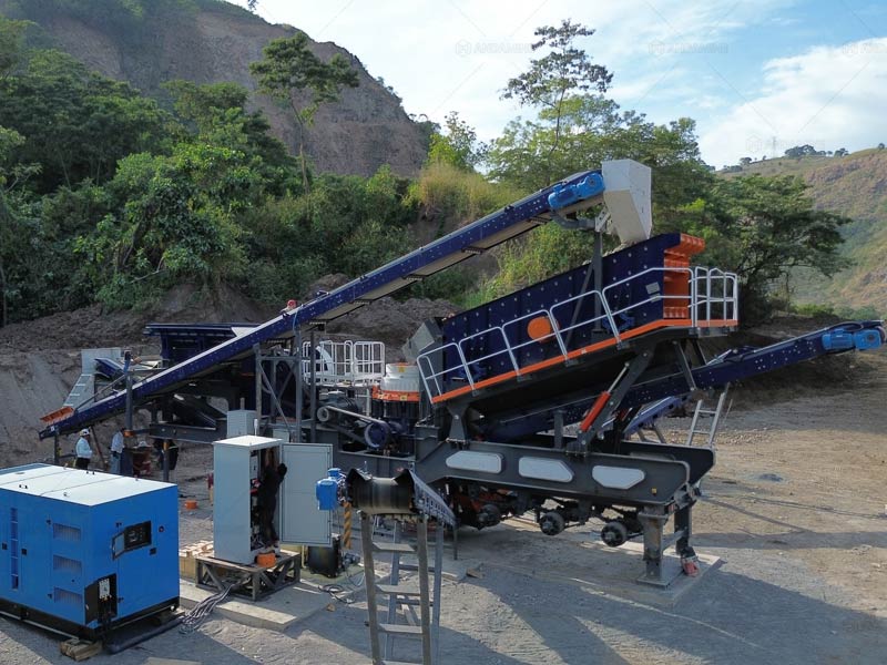 Trituradora Móvil de Piedra 80 TPH para Fabricar Agregados en El Salvador